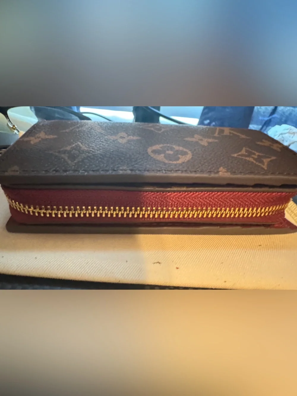 Louis Vuitton Brown Monogram Canvas Card Holder Wallet